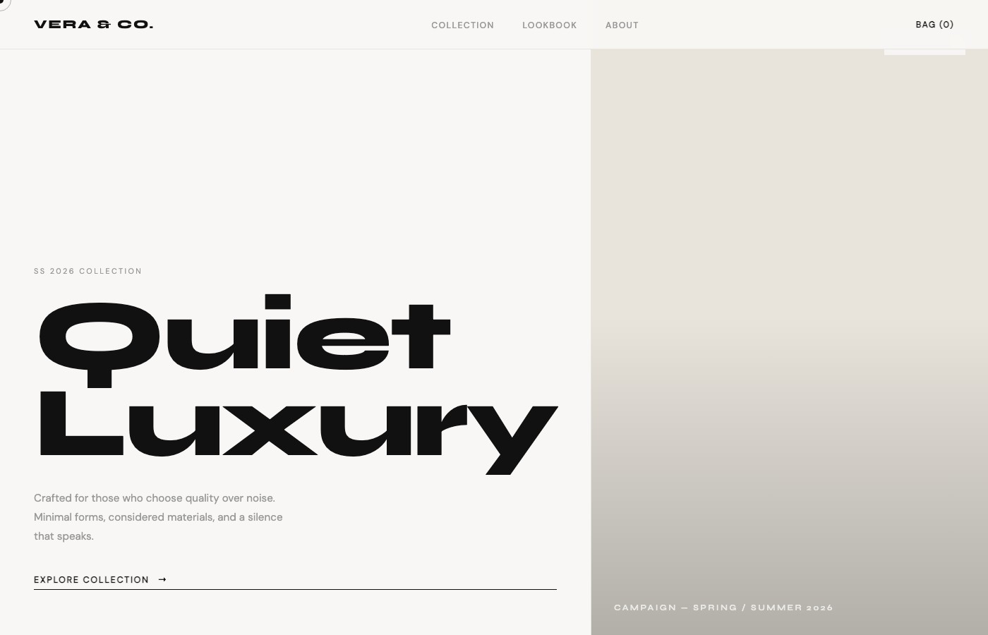 Fashion Store website preview